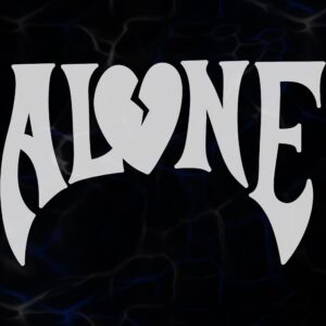 STICKER ”ALONE”