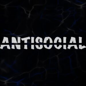 STICKER ”ANTISOCIAL”