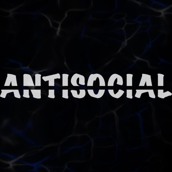 STICKER ”ANTISOCIAL”