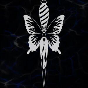 STICKER ”DEADLY BUTTERFLY”