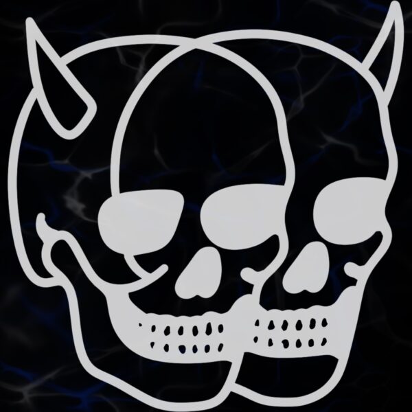 STICKER ”DOUBLE TROUBLE”