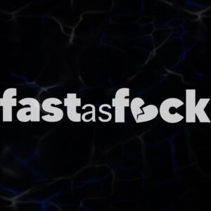 STICKER ”FAST AF”