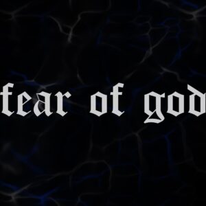 STICKER ”FEAR OF GOD”