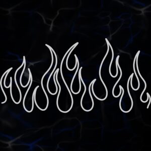 STICKER ”FLAMES”