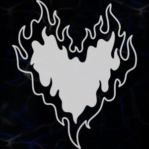 STICKER ”FLAME HEART”