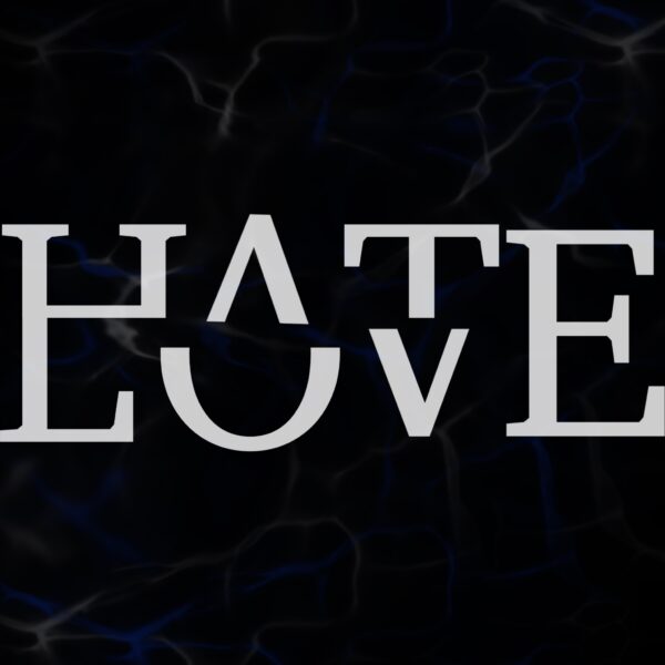 STICKER ”HATE LOVE”