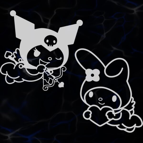 STICKER ”KUROMI&MY MELODY”
