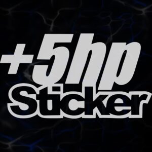 STICKER ”+5HP STICKER”