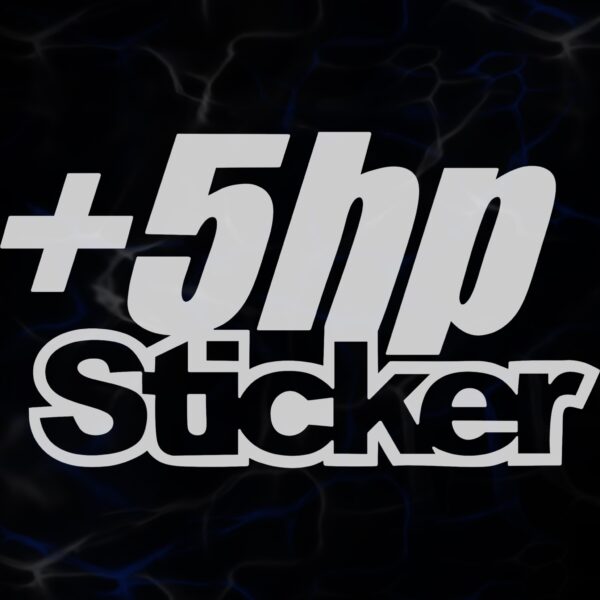 STICKER ”+5HP STICKER”