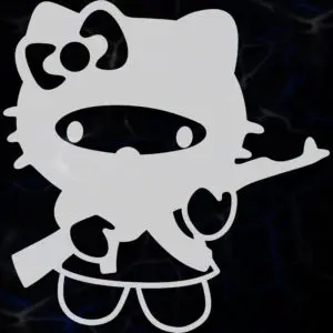 STICKER ”AK HELLO KITTY”