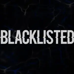 STICKER ”BLACKLISTED”