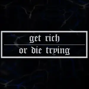 SLAP STICKER GET RICH