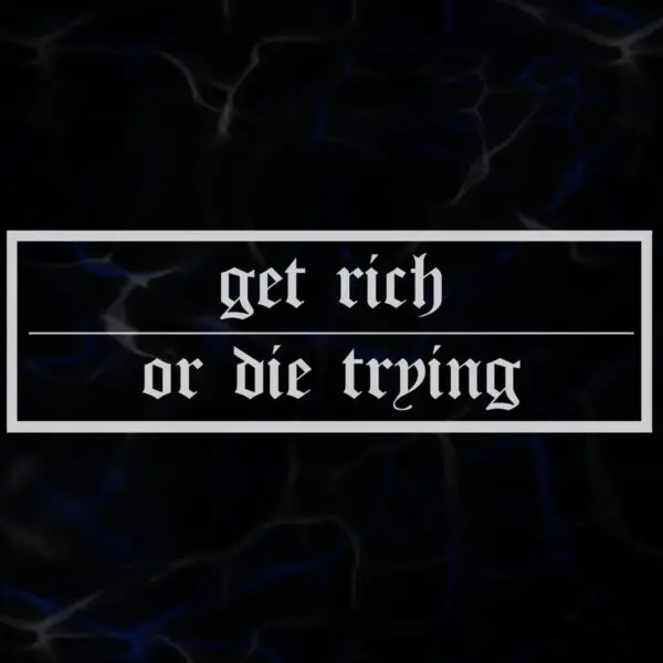 SLAP STICKER GET RICH