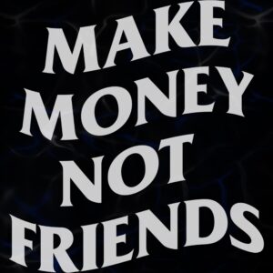STICKER ”MAKE MONEY”