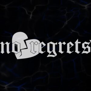 STICKER ”NO REGRETS”