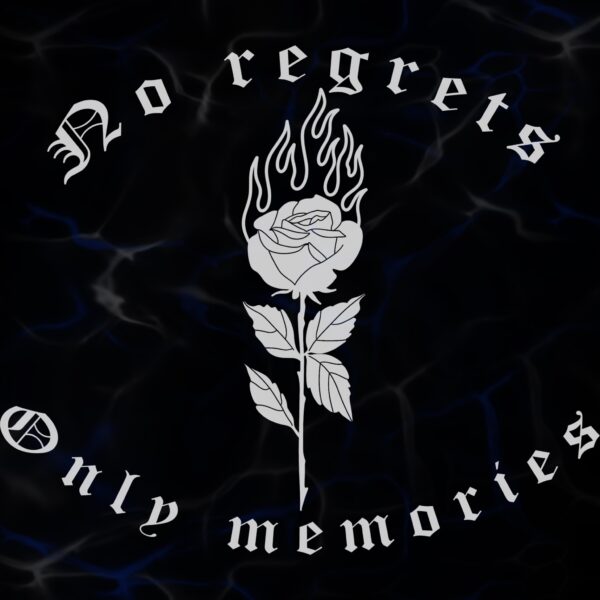 STICKER ”NO REGRETS”