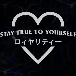 STICKER ”TRUE TO YOURSELF”