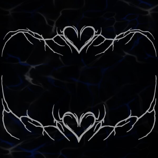 STICKER SET OGLINZI RETROVIZOARE ”HEARTS”