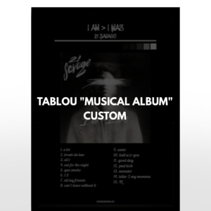 - TABLOU „ALBUM MUZICAL” PERSONALIZAT -