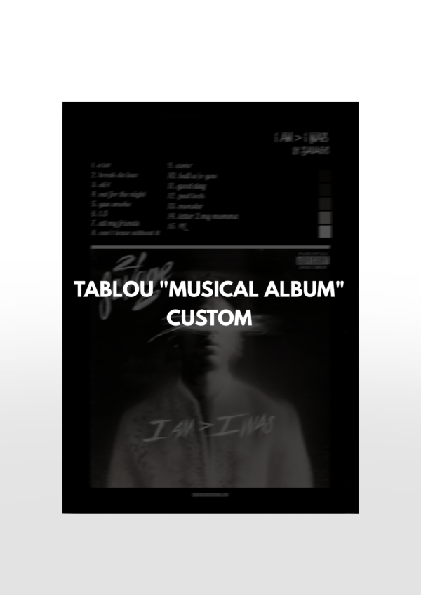 - TABLOU „ALBUM MUZICAL” PERSONALIZAT - - imagine 2