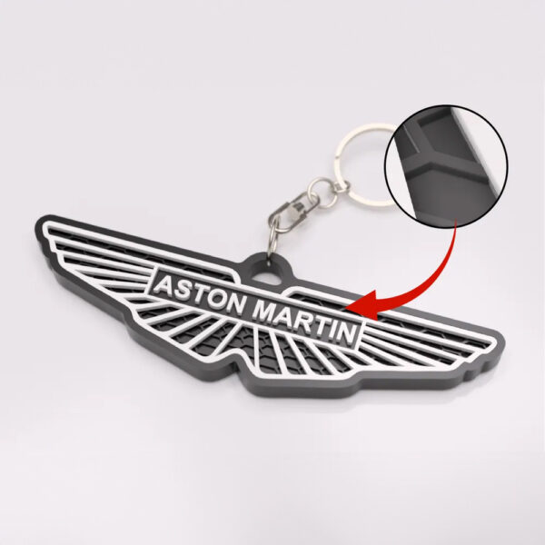 Breloc auto printat 3D Aston Martin