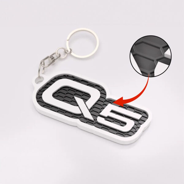 Breloc auto printat 3D Audi Q5