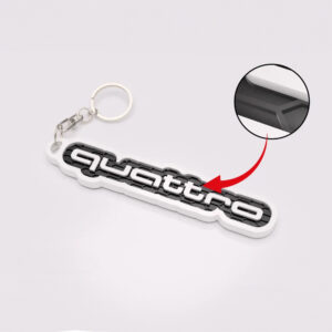 Breloc auto printat 3D Audi Quattro
