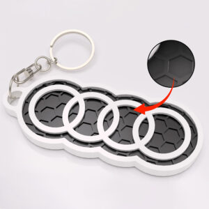 Breloc auto printat 3D Audi