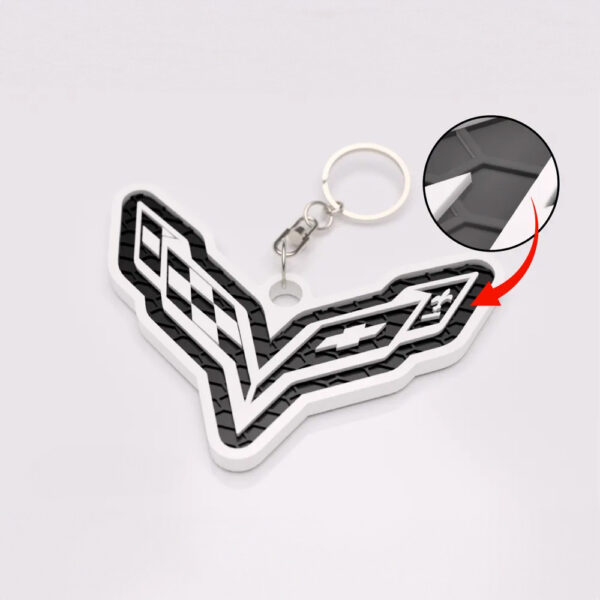 Breloc auto printat 3D Chevrolet Corvette
