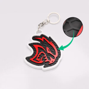 Breloc auto printat 3D Dodge Hellcat