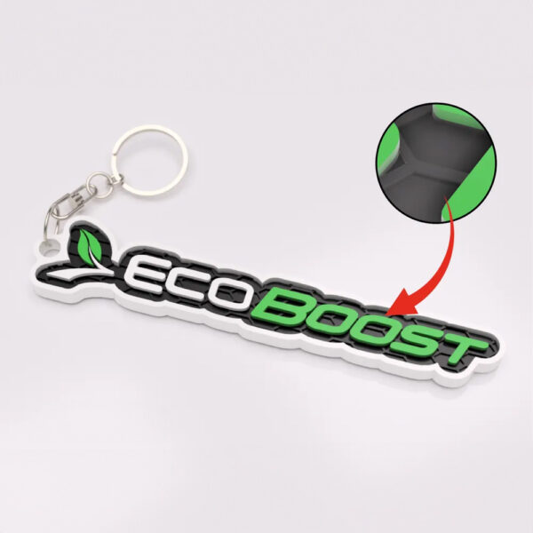 Breloc auto printat 3D Ford EcoBoost