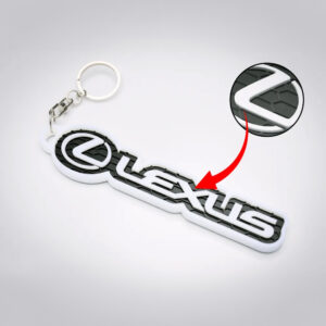 Breloc auto printat 3D Lexus