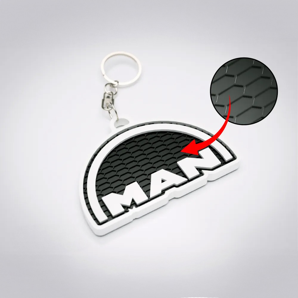 Breloc auto printat 3D MAN