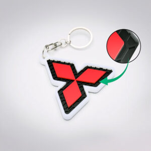 Breloc auto printat 3D Mitsubishi