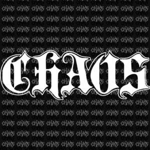 STICKER „CHAOS”