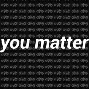 STICKER „YOU MATTER”