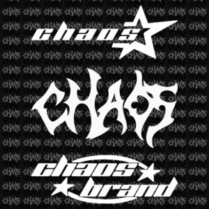 SET STICKERE „CHAOS”