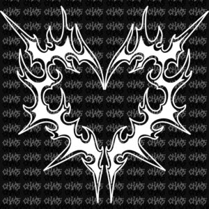 STICKER „SPIKY HEART”