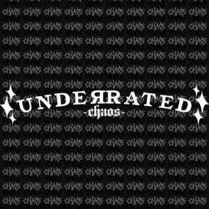 STICKER „UNDERRATED”