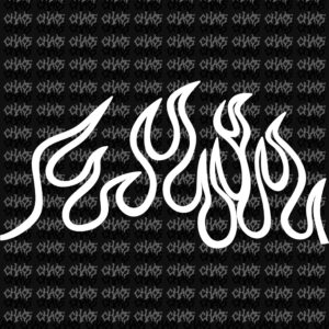 STICKER „FLAMES V2”
