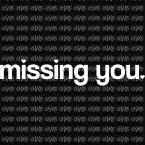 STICKER „MISSING YOU”