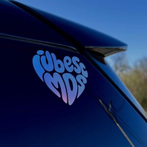 STICKER „IUBESC MDS”